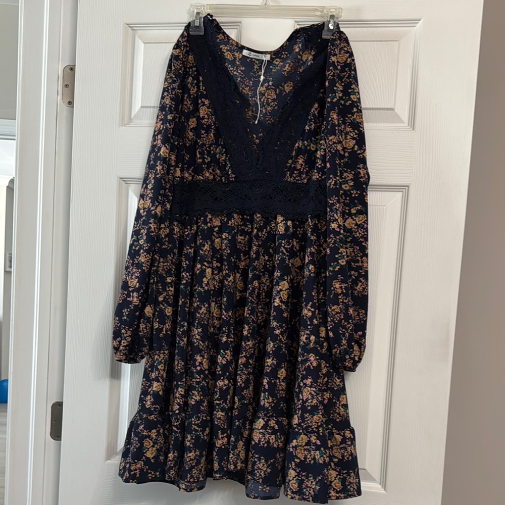 Floral Long Sleeve Dress